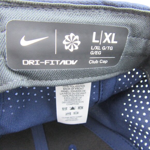 Nike Dri-Fit ADV Club Structured Swoosh Blue Hat Cap Size L/XL NEW - Picture 11 of 13